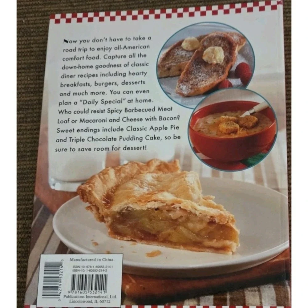 DINER COOKBOOK Breakfast, Burgers and More Recipes  NEW‎